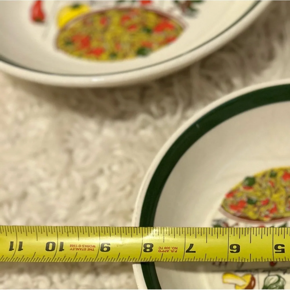 50%offw❤️ Tre Ci, 3 PastaServing Bowl.Made in Italy Sicilia Crazing glaze. Rack